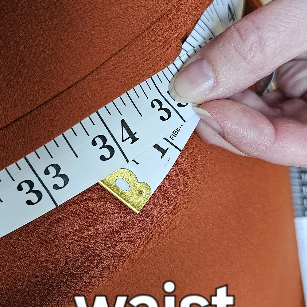 Calvin Klein Rust Midi Dress - Picture 9 of 9
